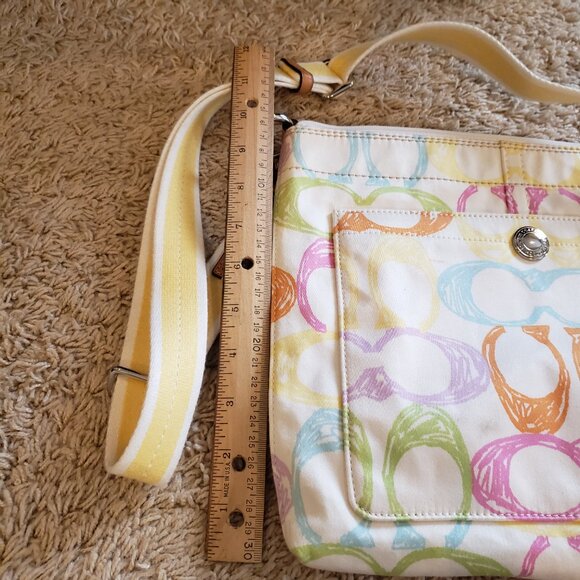 Coach Scribble Multicolor Crossbody Bag - Picture 6 of 7